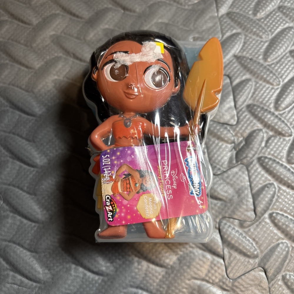 Lot of‎ 5 Disney Princess Moana Confetti Cra-Z-Slimy Containers of Slime - Picture 2 of 12